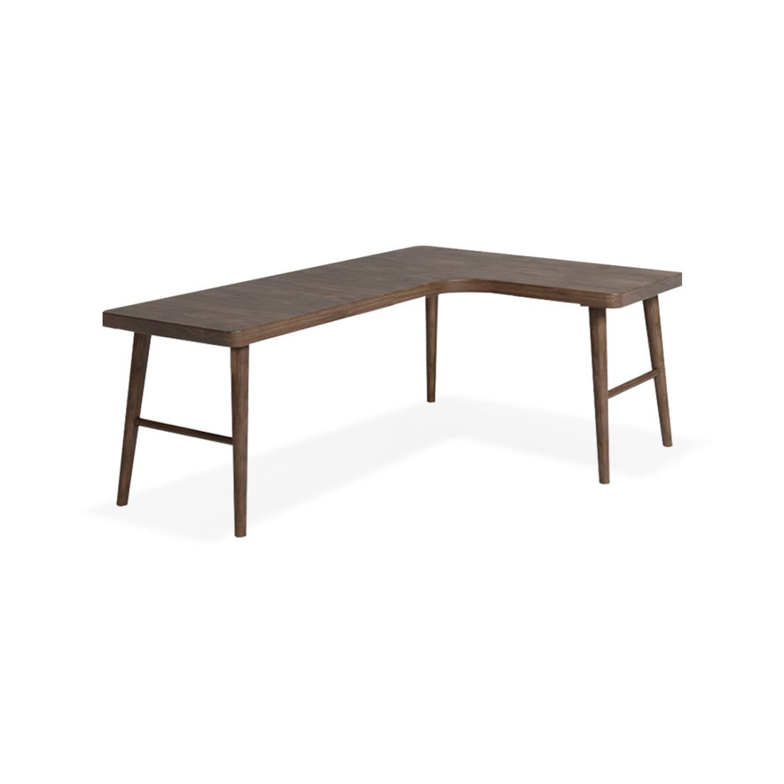 East Urban Home Brownness Rectangular Solid Wood Writing desk | Wayfair