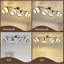 Burlap Semi Flush Mount