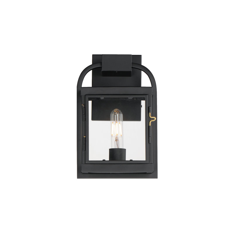 Bonham-Outdoor Wall Mount, 12" H x 7.5" W x 6.75" D