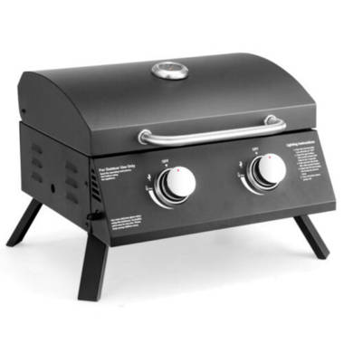 Char-Broil Convective 2-Burner Table Top Propane Gas Griddle - 463614023