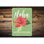 Plaque Aloha-58216609