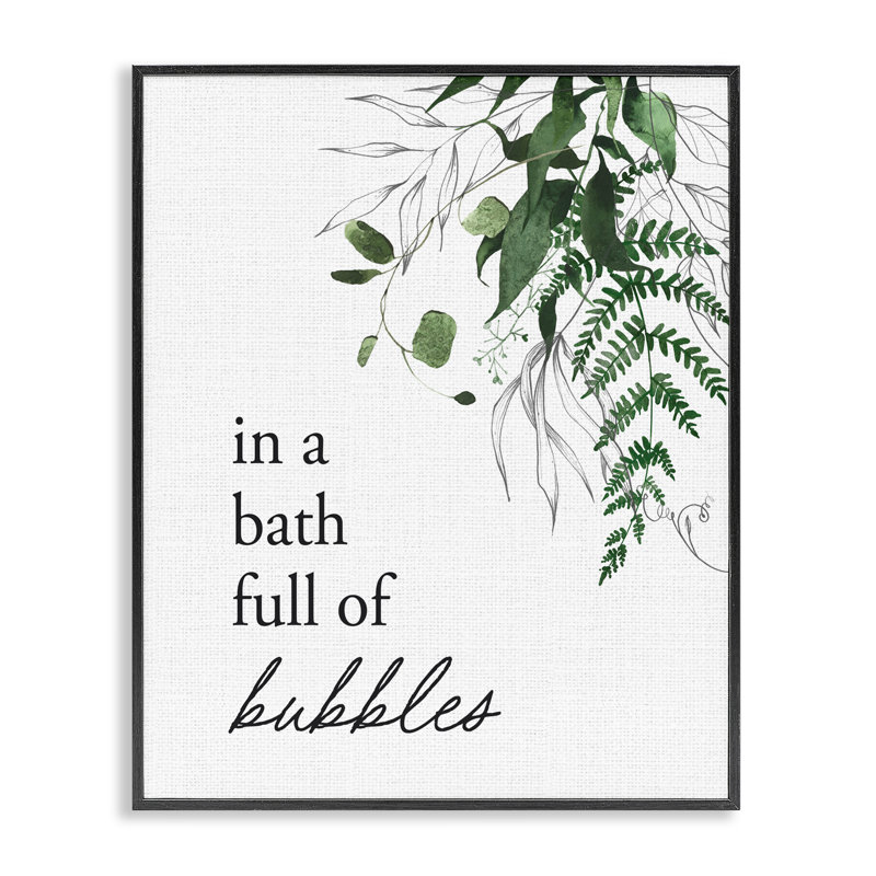 Giclée encadrée de bain de feuillage Forest, H 14 po x l 11 po, Giclée encadrée noir minuit