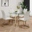 Table ronde en verre de style moderne-121032526-121032528