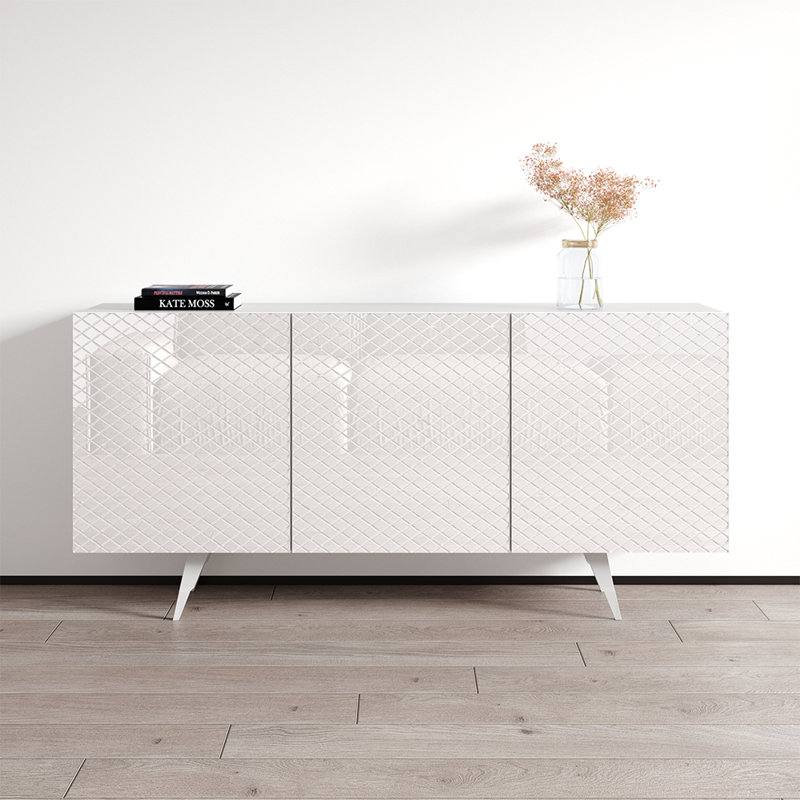 Buffet Net 02 63 ", Blanc