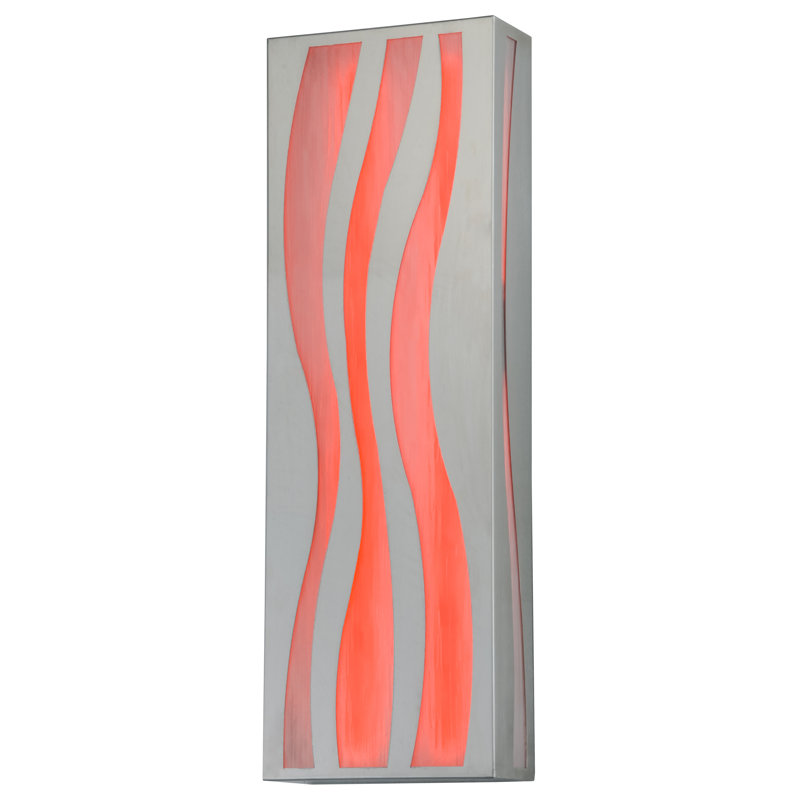 2 - Light LED Flush Mounted Sconce