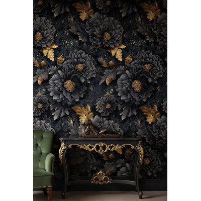 Papier peint floral Luxural Elegant Decorative Mural