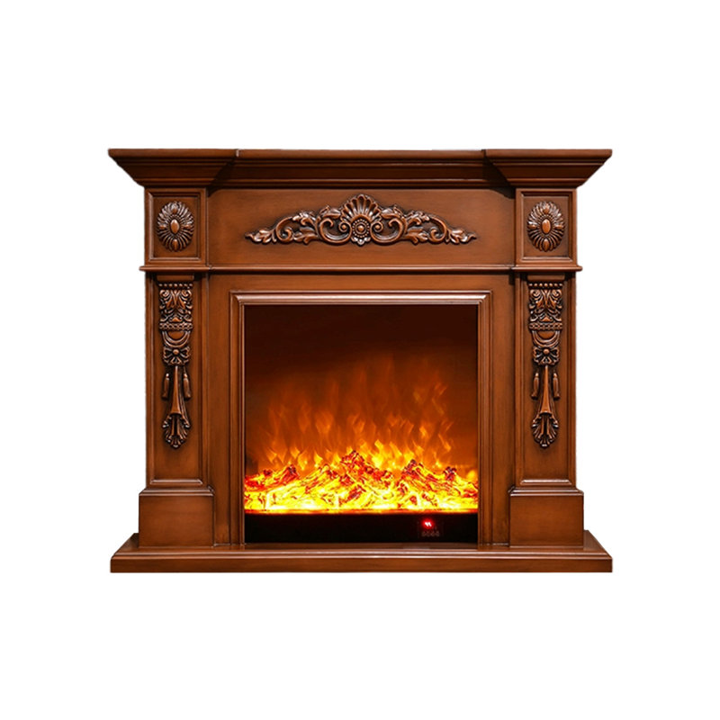 Best HD Pictures about  Solid Wood Electric Fireplace  with No AI Images
