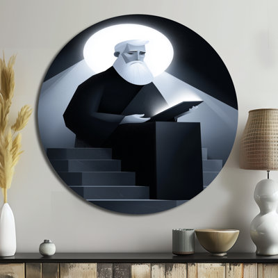 Karanfila - Art mural rond en métal