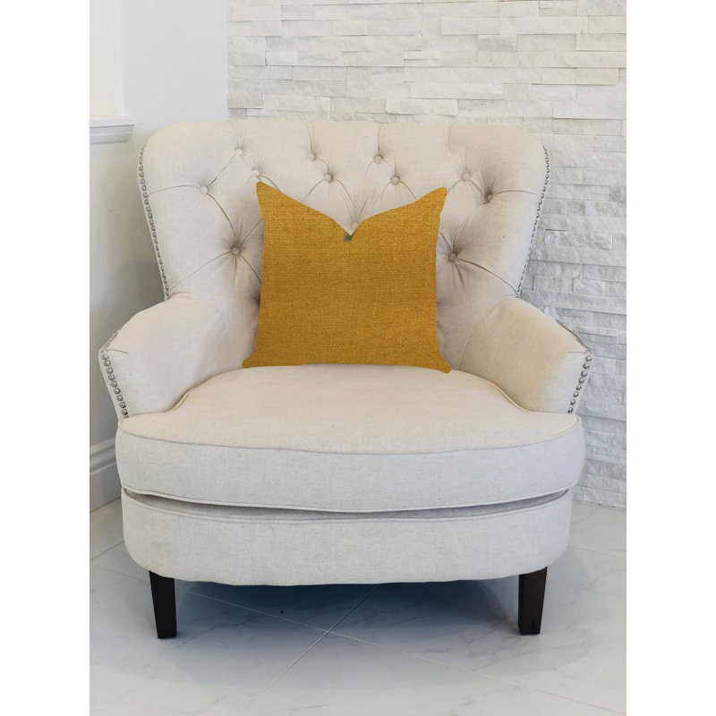Oreiller de luxe Wild Curmeric, 26 po x 26 po, Oreiller européen