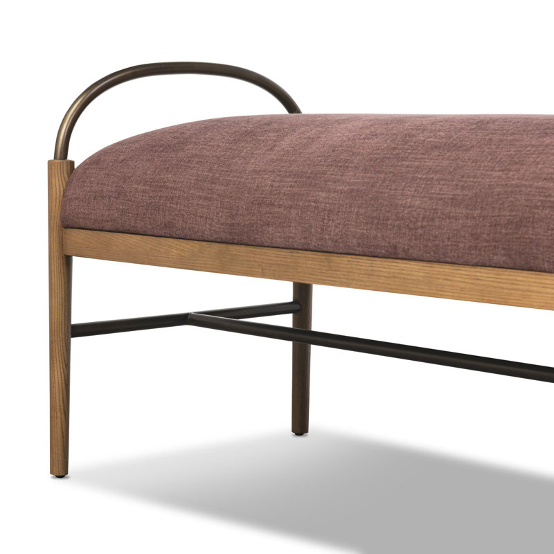 Demi Upholstered Bench, Laughlin Plum