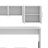 Twin Size Murphy Bed With Drawers And Open Shelves,Built-In Wardrobe And Table