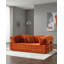 Canapé modulaire en velours Terracotta-1954876218