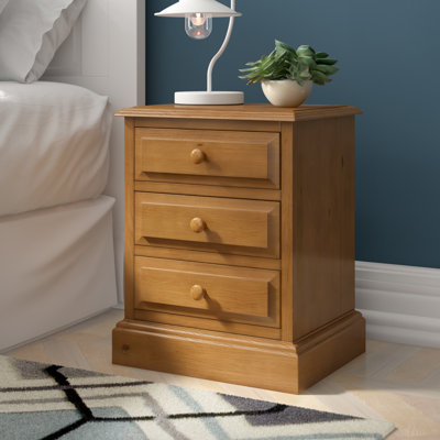 Hendon 45cm W Solid Wood Bedside Table