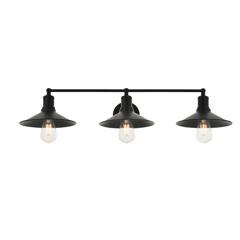 Elborough 3 - Light Bath Sconce, Chrome, 5.8" H x 33.1" W x 33.1" D, 3 Lights