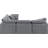 Itala Velvet L-Shaped Sectional Reversible-98539020