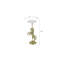 Table d'appoint Swan avec plateau en marbre blanc