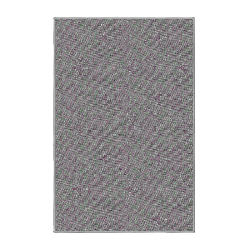 Tapis gris, Rectangle 5 pi x 7 pi
