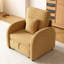 Fauteuil convertible convertible 3-en-1 de 37 po avec accoudoir inclinable à 5 positions et chameau-1265521121