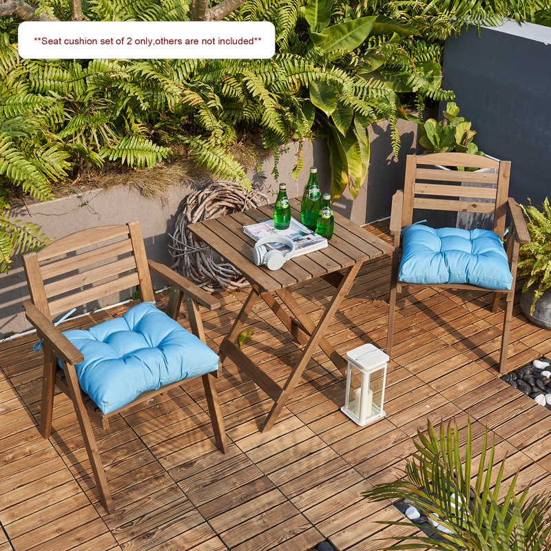 Outdoor 3.9'' Seat Cushion, Sky Blue