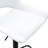 Modern Swivel Adjustable Bar Stools Set - 2 Pack, White PU Material, With Footrest, Holds Up To 250 Lbs-125536231