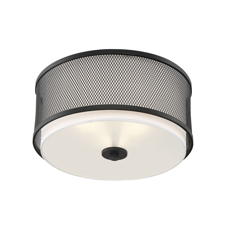 Plafonnier 3 lumières Meridian, Noir mat
