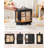 360° Rotating Jewellery Box with Transparent Window and Mirror