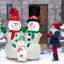 Bonhomme de neige de Noël gonflable