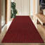 Tapis pour couloir ou cuisine, petit tapis à rayures rouge-65821752