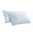 White Goose Feather Pillow 100% Cotton Queen Size 2 Pack All Season Bed Pillows For Side/Back Sleepers,28" L X 20" W