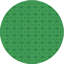 Tapis 100% à motifs lavables à la machine 2989 WSHPAT488GRN-919073587