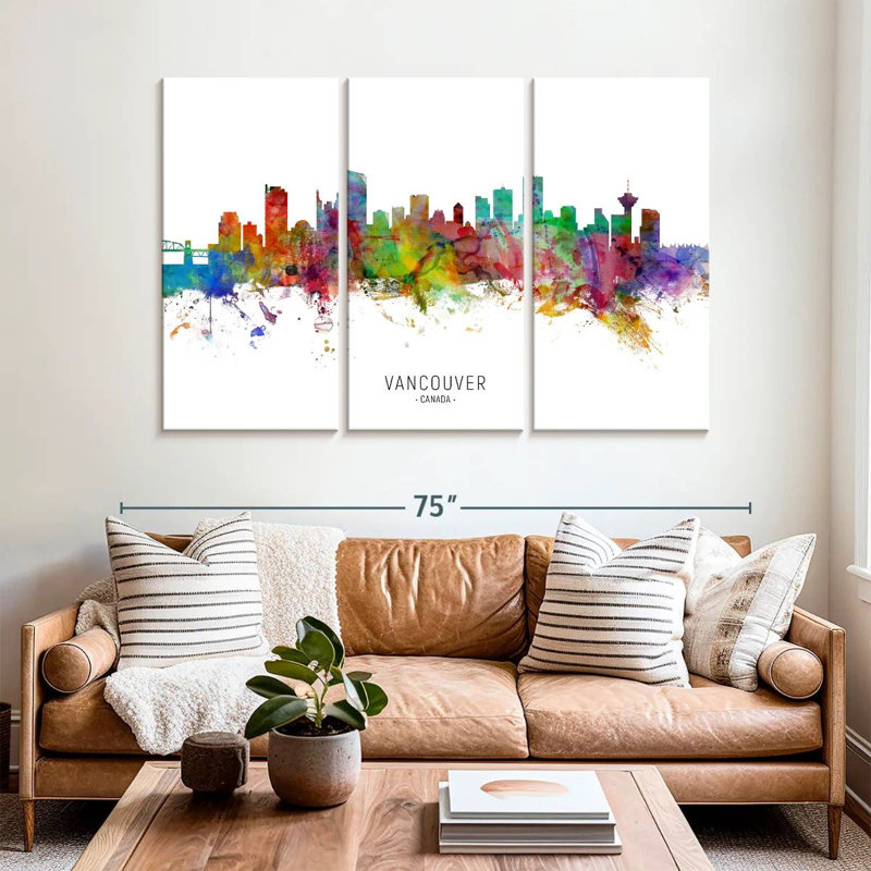 Nicci Vancouver Canada Skyline I, H 42 po x l 65 po