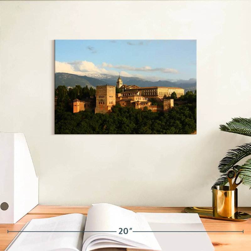 Palais de Nicci Alhambra en Espagne, H 8 po x l 12 po