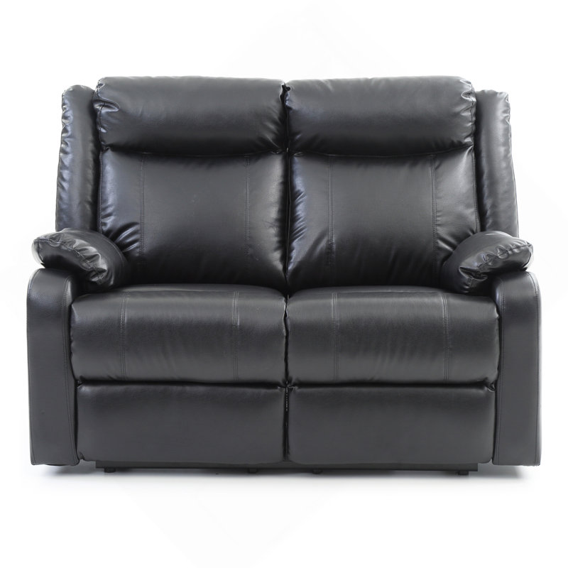 Causeuse élégante noire contemporaine