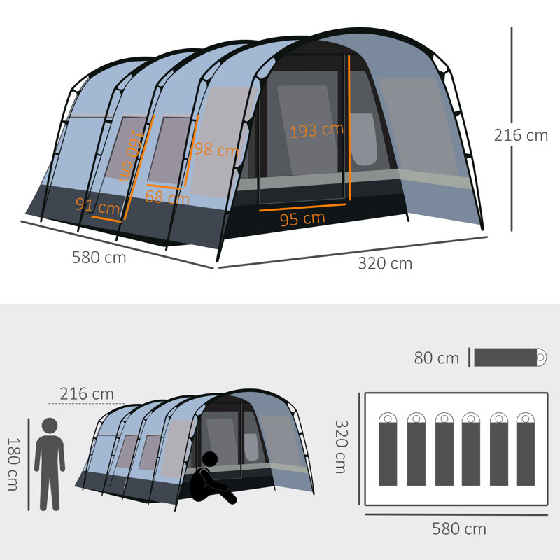 Dail 8 Person Tent