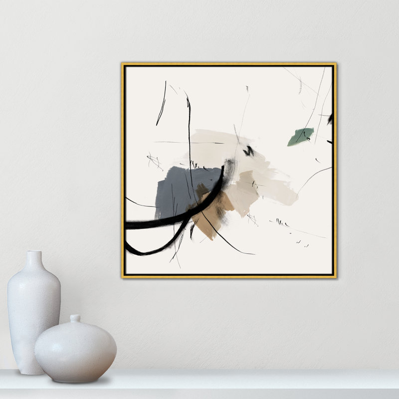«Heavenly I Print» par Casa Fine Arts, Or, H 31,5 po x l 31,5 po
