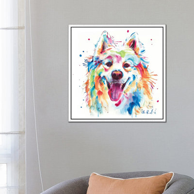 Samoyed by Weekday Best - Painting on Canvas