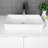 Dcolora 14'' Tied To Sink Finish Ceramic Rectangular Bathroom Sink-50958249