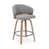 Gray Seat/Oak Frame