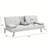Modern 67.3” faux leather couch folding sofa bed suitable for living room and office-902518492