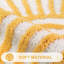 Boho Yellow White Sun Bath Mat - Non-Slip Microfiber Rug, 18x26" | Washable, Absorbent for Tub/Sink/Shower-1435914438