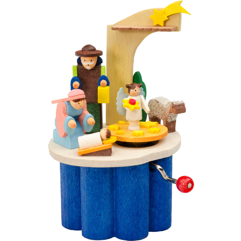 Boîte à musique graupner crèche manivelle