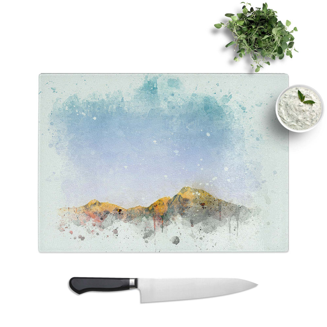 Glass Isalo National Park in Madagascar in Abstract Chopping Board