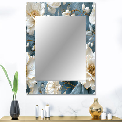 Motif victorien Kim Ethereal Rococo Flourish - miroir floral