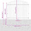 200 cm W Fence Panels Fencing with 1 Panel(s) Included Panel(s) Included-124587419