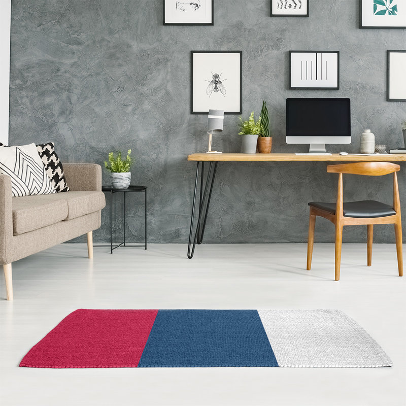 Tapis rouge/bleu, Rectangle 3 pi x 5 pi