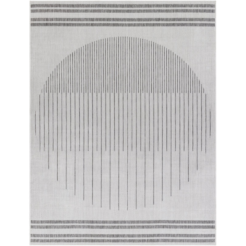 Husik Abstract Indoor / Outdoor Rug, Rectangle 5'3" x 7'
