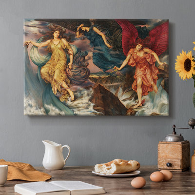 The Storm Spirits-Evelyn De Morgan-Toile tendue avec châssis-1900