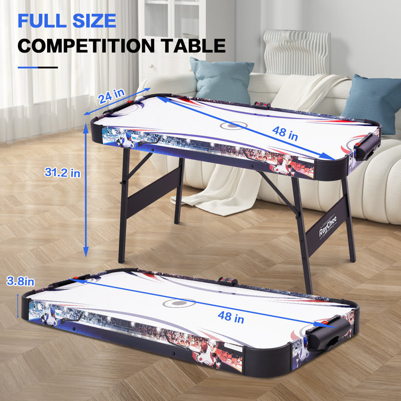 Table de jeu de hockey sur coussin 48 po Raychee