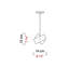 Tourbillon 1 - Light Single Geometric Pendant-26618008