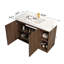 Meuble-lavabo autoportant en noyer Winston GALAN 48F-104921178-104921173